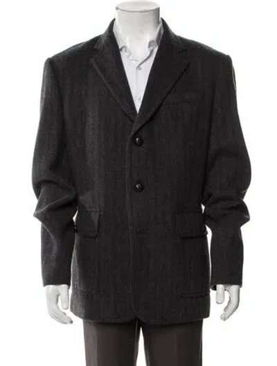 Pre-owned Nili Lotan Coat In Gray