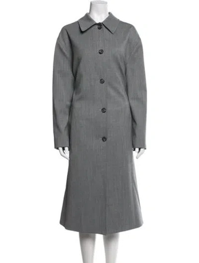 Pre-owned Nili Lotan Coat In Grey