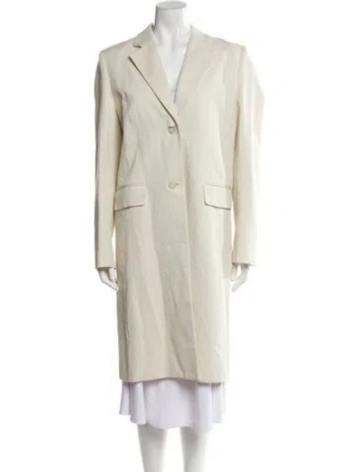 Pre-owned Nili Lotan Coat In Neutral