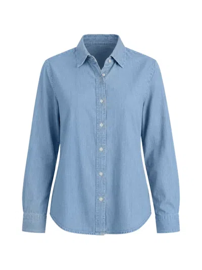 Nili Lotan Cobain Shirt In Blue