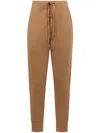 Nili Lotan Cotton Nolan Trousers In Brown