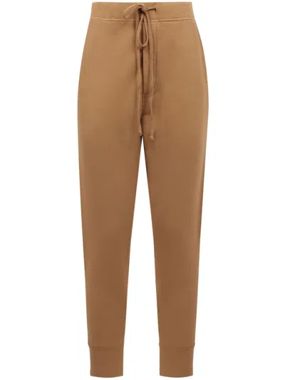 Nili Lotan Cotton Nolan Trousers In Brown