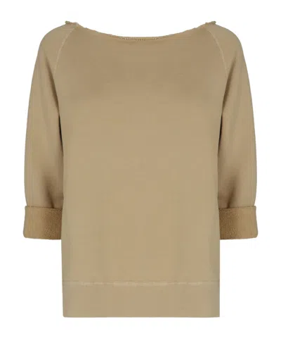 Nili Lotan Cotton Pullover Sweatshirt In Neutral