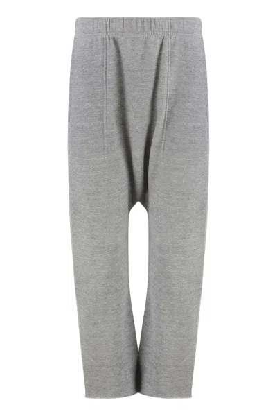 Nili Lotan Cotton Track-pants In Gray