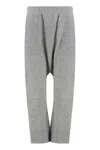 Nili Lotan Cotton Track-pants In Gray