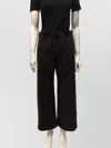Nili Lotan Cotton Track-pants With Adjustable Drawstring Waist