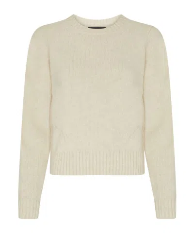 Nili Lotan Crew Neck Long Sleeve Sweater In Brown