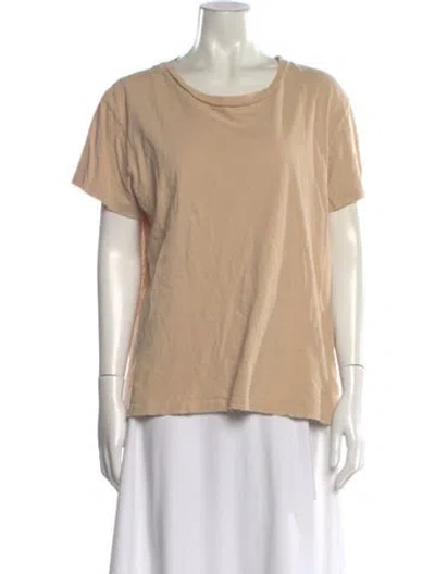 Pre-owned Nili Lotan Crew Neck Short Sleeve T-shirt In Neutral