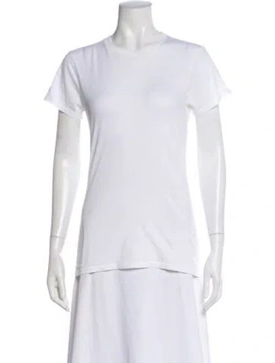 Pre-owned Nili Lotan Crew Neck Short Sleeve T-shirt In Neutral