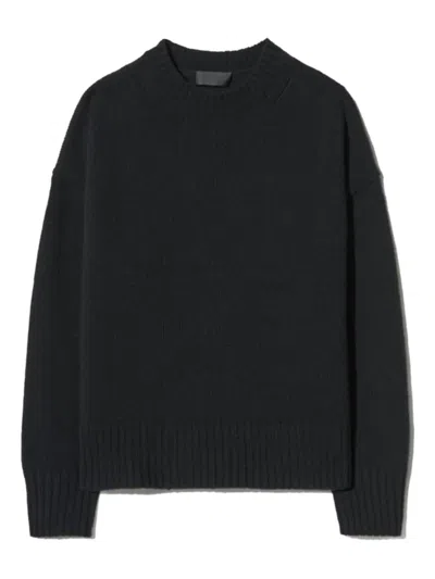 Nili Lotan Crew-neck Sweater In Black