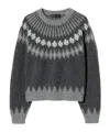 Nili Lotan Crew Neck Sweater In Gray