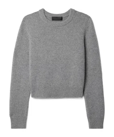 Nili Lotan Crew Neck Sweater In Gray