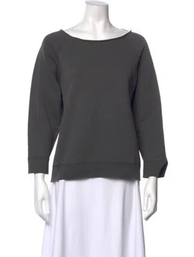 Pre-owned Nili Lotan Crew Neck Sweater In Gray