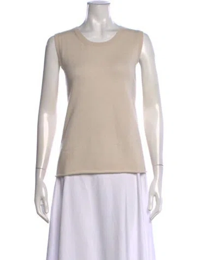 Pre-owned Nili Lotan Crew Neck Sweater In Neutrals/white