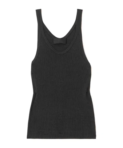 Nili Lotan Crew Neck Vest In Black