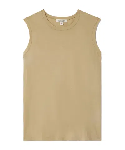 Nili Lotan Crew Neck Vest In Brown