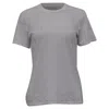 Nili Lotan Crewneck T-shirt In White Cotton In Gray