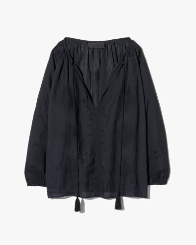 Nili Lotan Cristo Blouse In Black