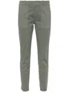 Nili Lotan Jenna Low-rise Trousers In Green