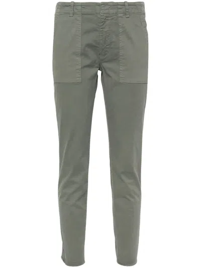 Nili Lotan Jenna Low-rise Trousers In Green