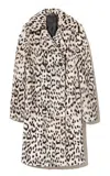 Nili Lotan Crystal Leopard Coat In Black,white