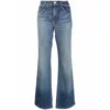 Nili Lotan Florence Distressed High-rise Flared Jeans