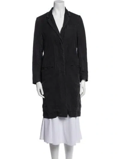 Pre-owned Nili Lotan Denim Jacket In Black