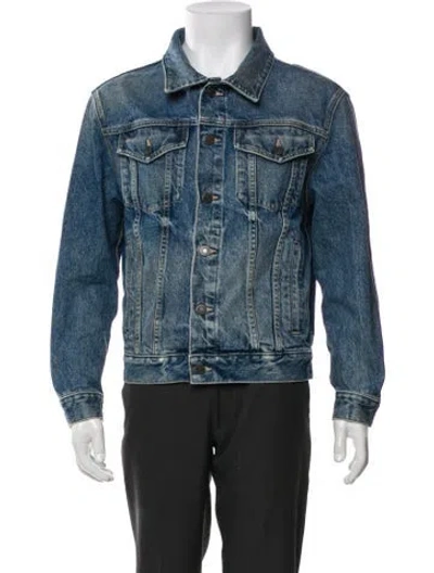 Pre-owned Nili Lotan Denim Jacket In Blue