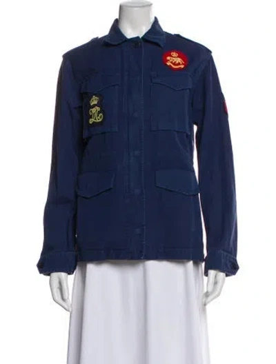 Pre-owned Nili Lotan Denim Jacket In Blue