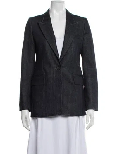 Pre-owned Nili Lotan Denim Jacket In Blue