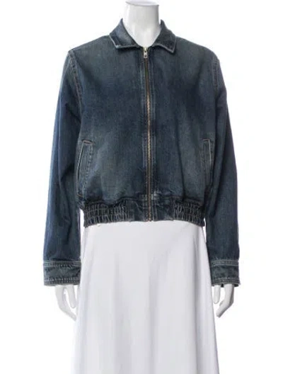 Pre-owned Nili Lotan Denim Jacket In Blue