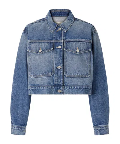Nili Lotan Denim Jacket In Blue