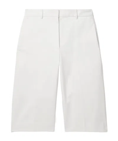 Nili Lotan Denim Shorts With Belt Loops In Yellow