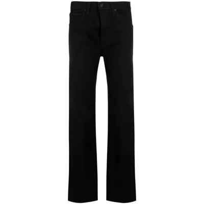 Nili Lotan Denim Straight-leg Jeans In Black