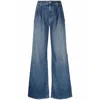Nili Lotan Denim Wide-leg Jeans