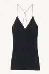 Nili Lotan Desiree In Black Velvet In Black
