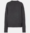 Nili Lotan Donnika Wool And Cashmere Sweater In Gray