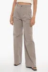 Nili Lotan Double-pleat Stretch Cotton Flavie Pants In Grey