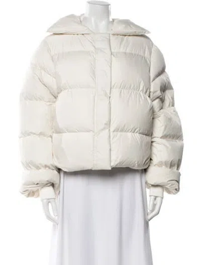 Pre-owned Nili Lotan Down Down Jacket In Neutral
