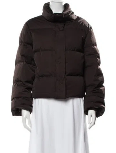 Pre-owned Nili Lotan Down Jacket In Brown