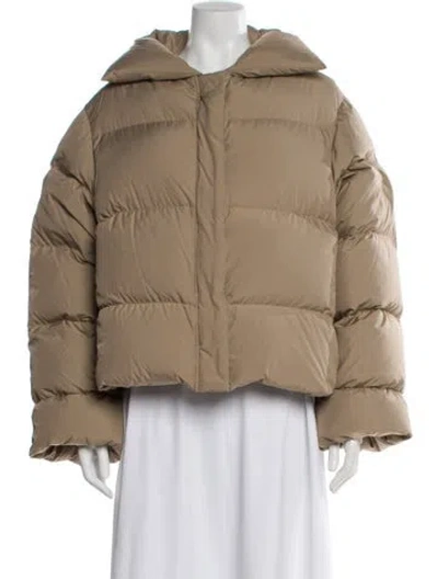 Pre-owned Nili Lotan Down Jacket In Neutral