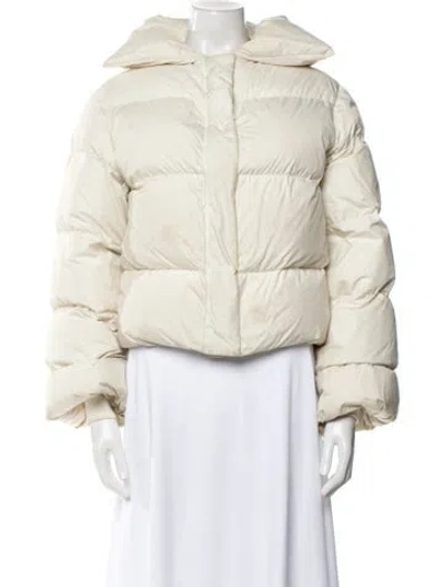 Pre-owned Nili Lotan Down Jacket In Neutral