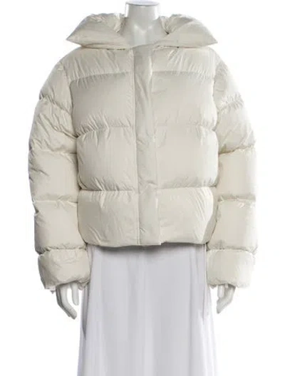 Pre-owned Nili Lotan Down Jacket In Neutral