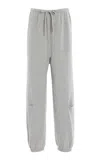 Nili Lotan Dulce Cotton Sweatpants In Grey
