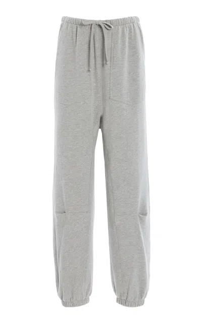Nili Lotan Dulce Cotton Sweatpants In Grey