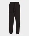 Nili Lotan Nolan Cropped Cotton-jersey Track Pants In Dulce Sweatpant