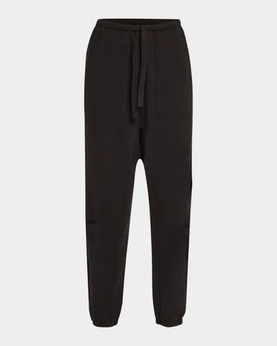 NILI LOTAN DULCE DRAWSTRING TAPERED SWEATPANTS