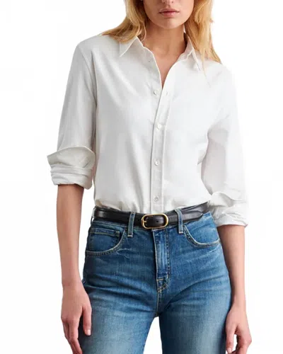 Nili Lotan Dyllan Shrunken Shirt In White