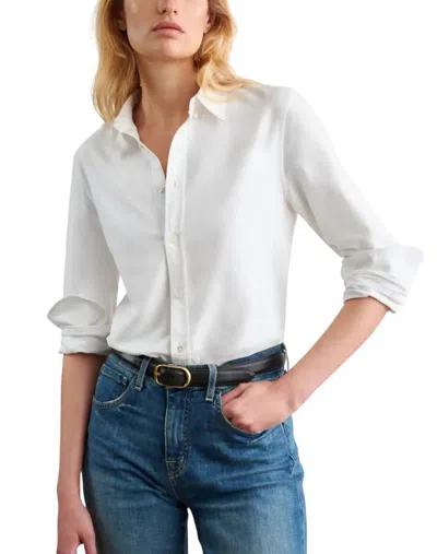 Nili Lotan Dyllan Shrunken Shirt In White