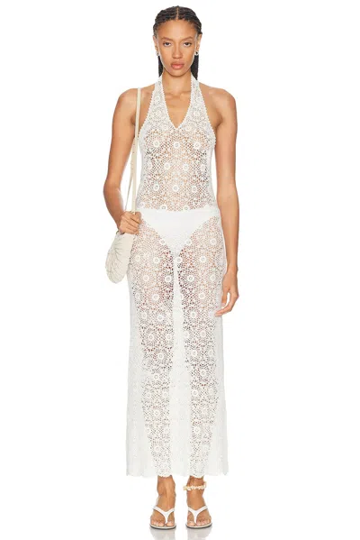 Nili Lotan Eddie S Sweater Dress In White